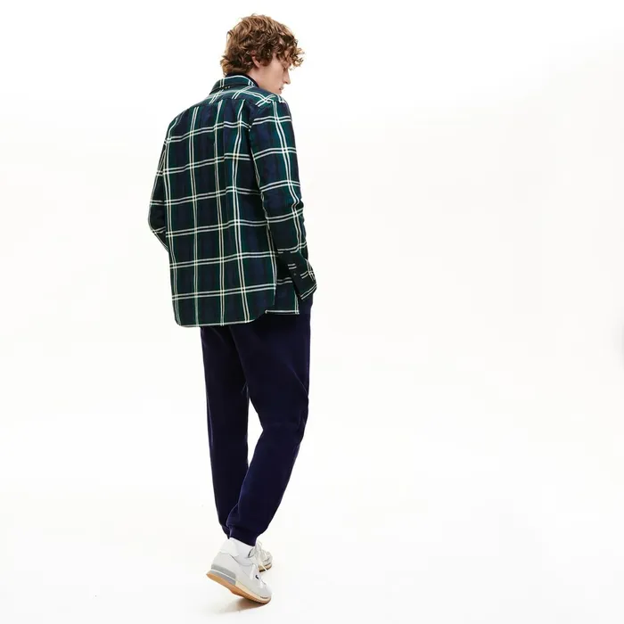 Tracksuits Lacoste Mens Elasticized Waistband Piqu Fleece Sweatpants Navy Blue Near Me