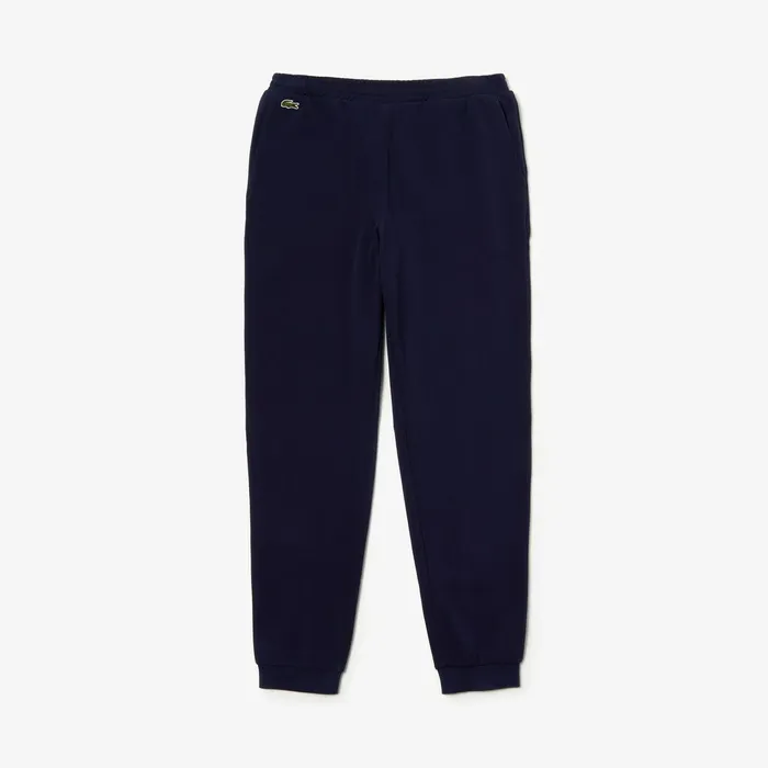 Tracksuits Lacoste Mens Elasticized Waistband Piqu Fleece Sweatpants Navy Blue Near Me