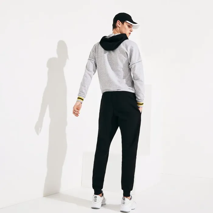 Tracksuits Lacoste Mens SPORT Fleece Tennis Track Pants Black Gift for Friend