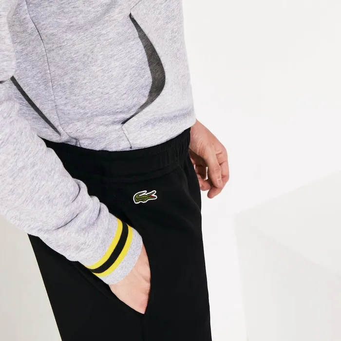 Tracksuits Lacoste Mens SPORT Fleece Tennis Track Pants Black Gift for Friend