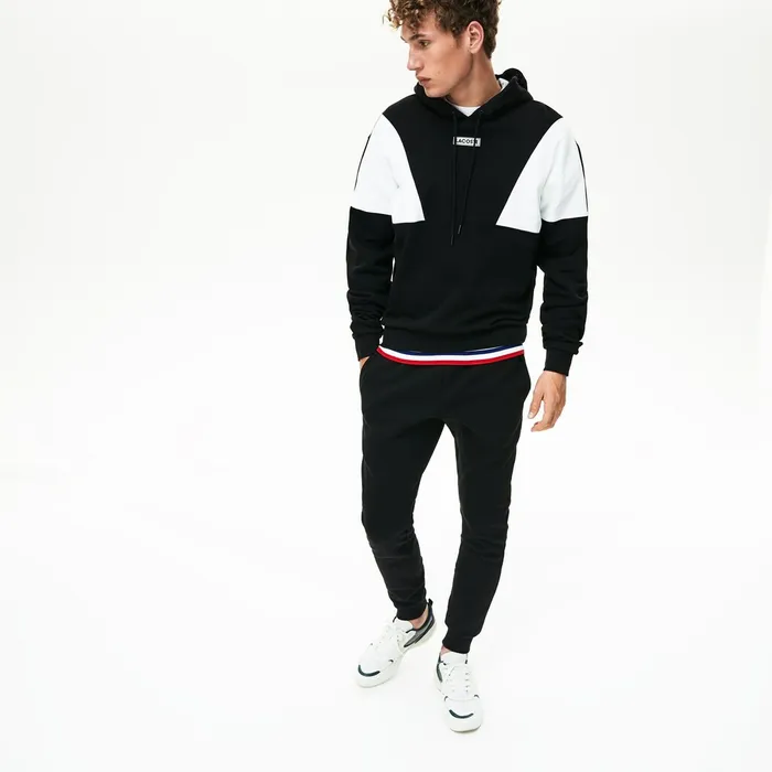 Tracksuits Lacoste Mens SPORT Fleece Tennis Track Pants Black Gift for Friend