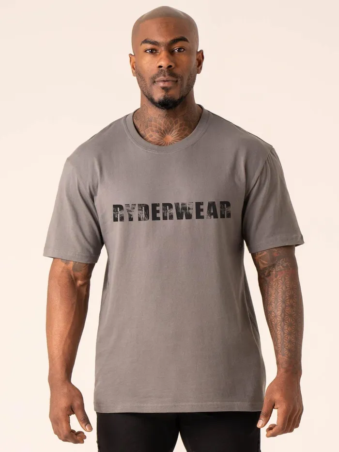 Training TShirt 8211 Charcoal Men Ryderwear Tops