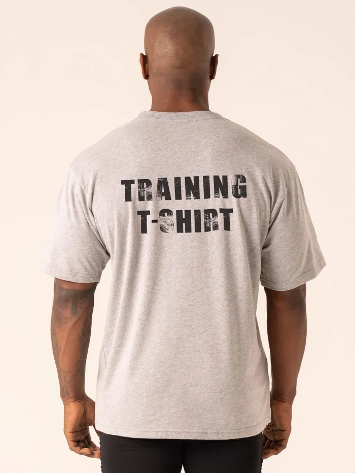 Training TShirt 8211 Grey Marl Men Ryderwear Tops