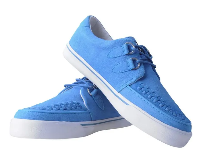 Tranquil Blue Suede DRing Interlace Sneaker Men TUK Shoes Sneakers Tranquil Blue Suede DRing Interlace Sneaker Men TUK Shoes Sneakers