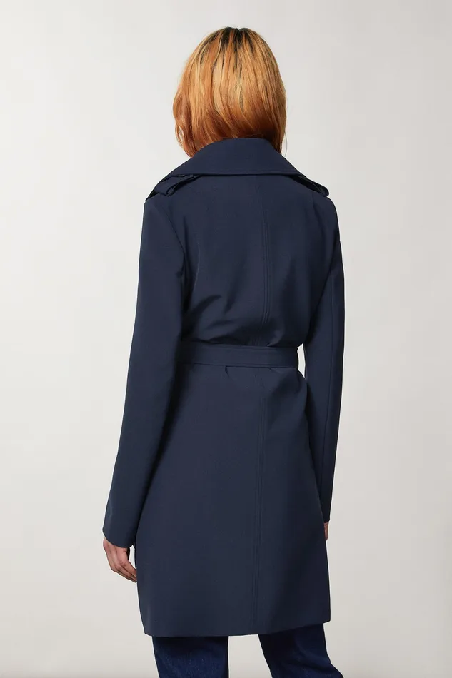 Trench Coats Women Patrizia Pepe Trench Navy