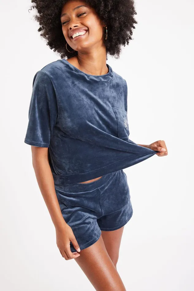 Tshirt Blue 8211 CHLOE SEALAKE Blue Women Banana Moon Tops and Tshirts