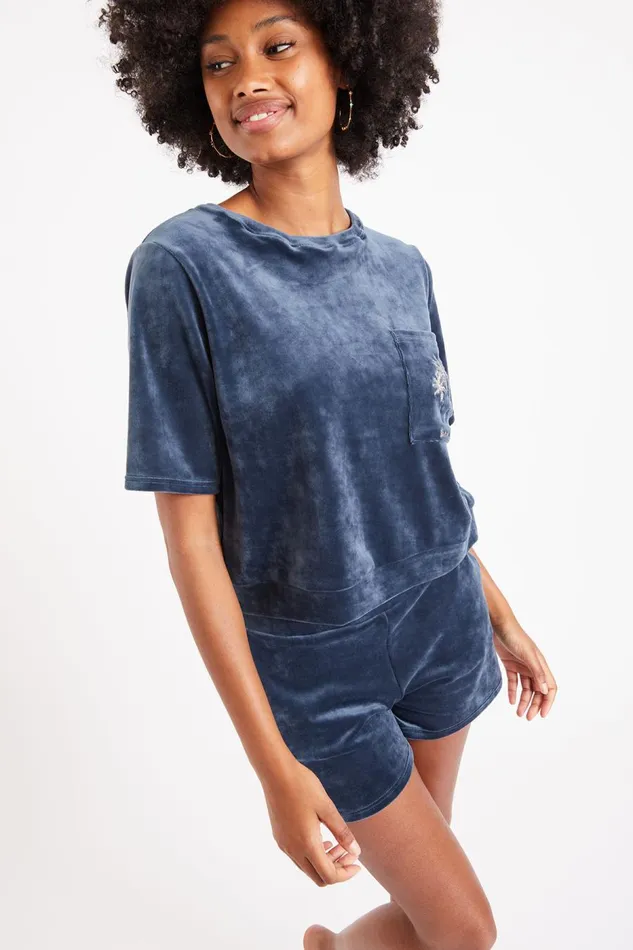 Tshirt Blue 8211 CHLOE SEALAKE Blue Women Banana Moon Tops and Tshirts