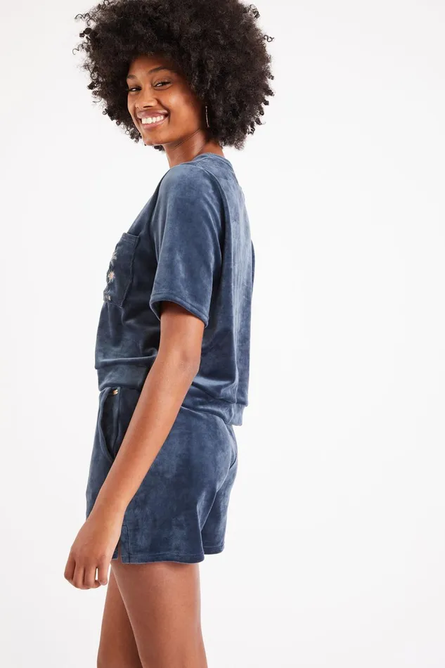 Tshirt Blue 8211 CHLOE SEALAKE Blue Women Banana Moon Tops and Tshirts
