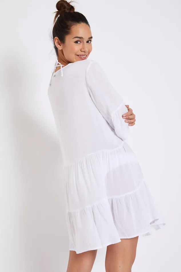 Tunic White 8211 LOUISE SALTY White Women Banana Moon Beach Tunics and Dresses Tunic White 8211 LOUISE SALTY White Women Banana Moon Beach Tunics and Dresses