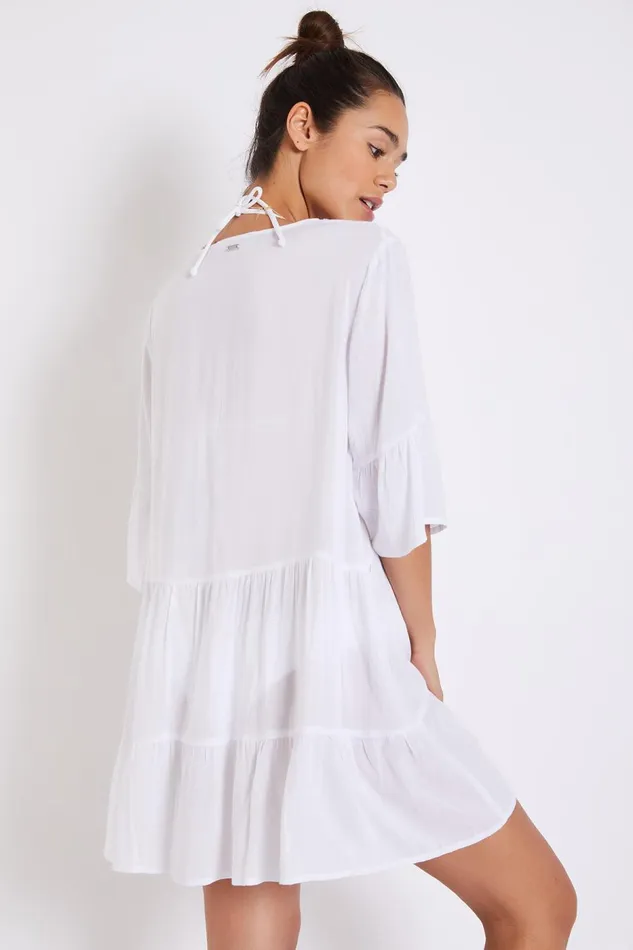Tunic White 8211 LOUISE SALTY White Women Banana Moon Beach Tunics and Dresses Tunic White 8211 LOUISE SALTY White Women Banana Moon Beach Tunics and Dresses