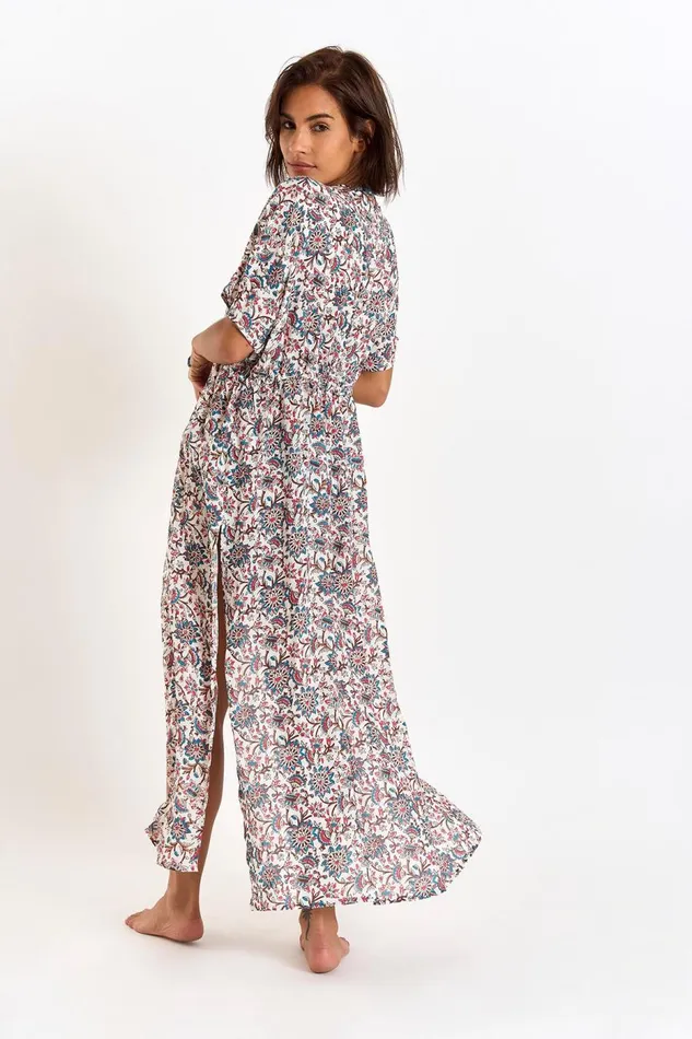 TUNIQUE BEACHWEAR Ecru 8211 LUANA MATAPALOVOIL Ecru Women Banana Moon Beach Tunics and Dresses