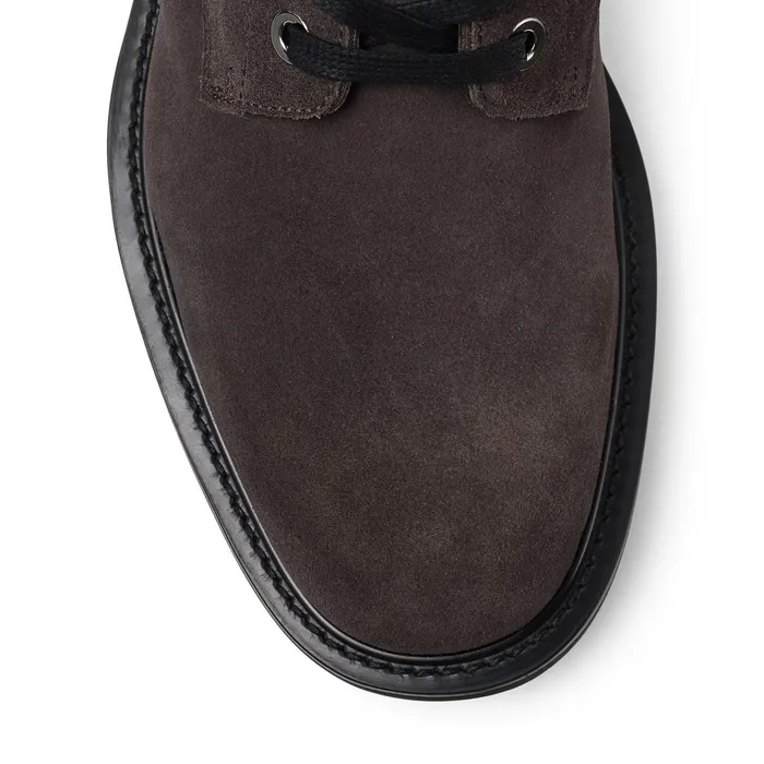 TuringM Smoke British Suede Boots With Shearling Lining Smokesmoke Men JIMMY CHOO Casual Shoes
