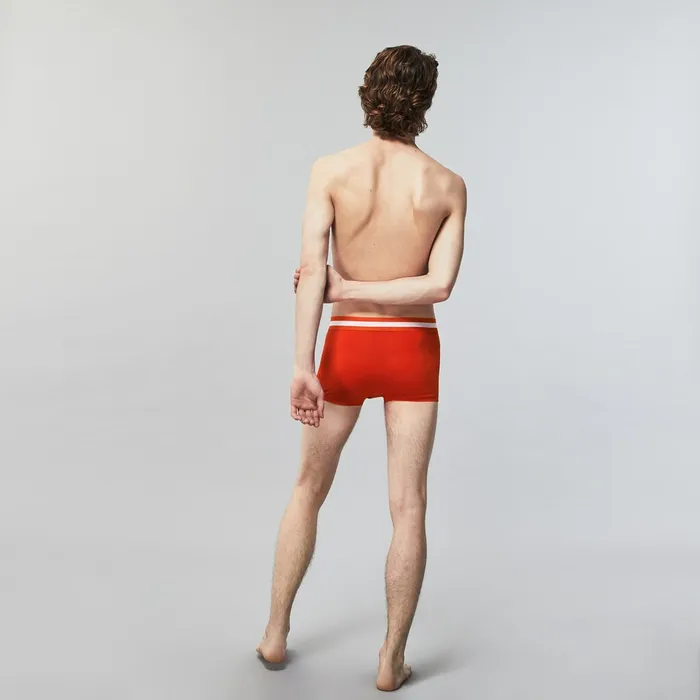 Underwear Lacoste Mens Motion Performance Boxer Briefs Red Shop