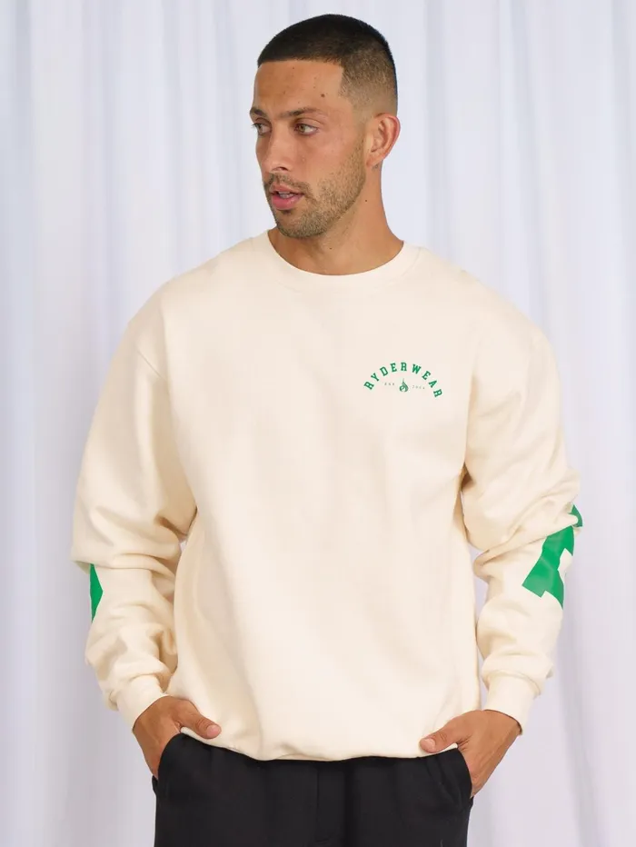 Unisex Collegiate Sweater 8211 Vanilla Men Ryderwear Tops