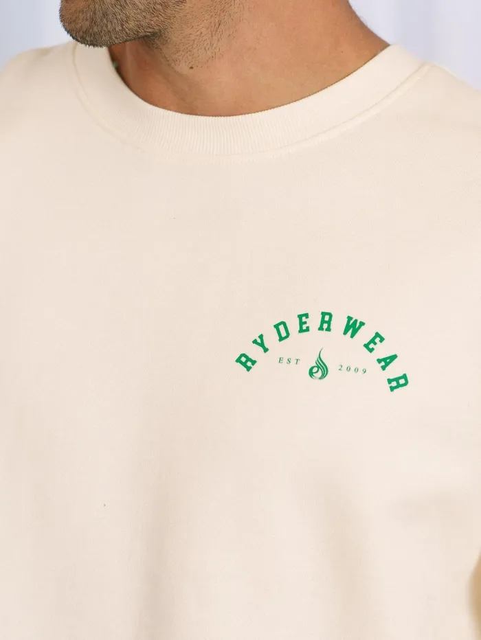 Unisex Collegiate Sweater 8211 Vanilla Men Ryderwear Tops