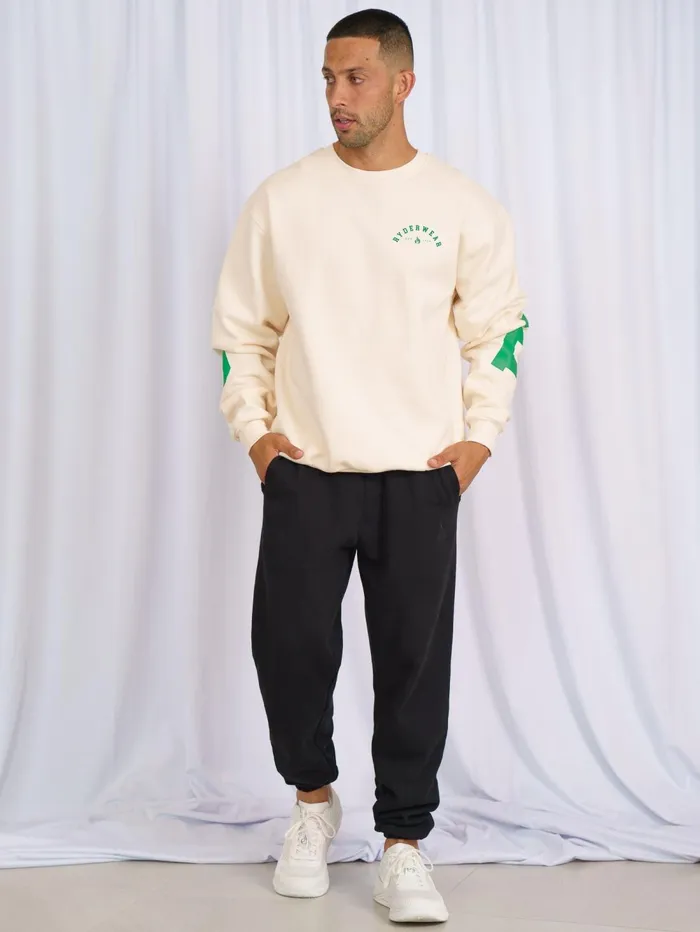 Unisex Collegiate Sweater 8211 Vanilla Men Ryderwear Tops