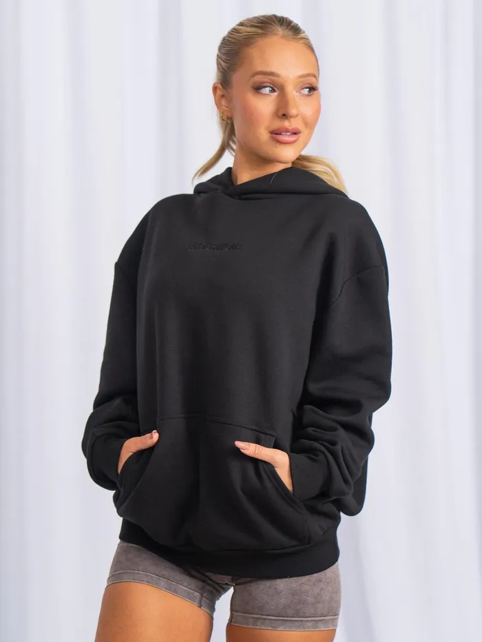 Unisex Hoodie 8211 Black Women Ryderwear Jackets and Sweaters