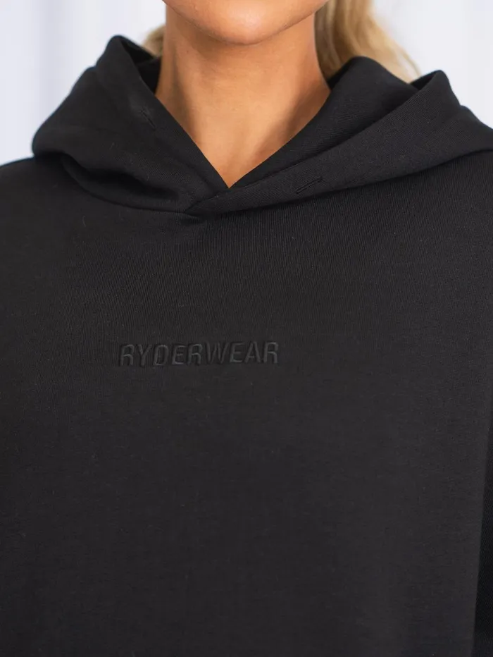 Unisex Hoodie 8211 Black Women Ryderwear Jackets and Sweaters