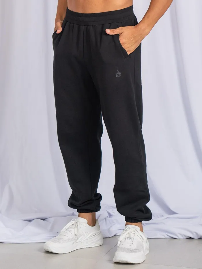 Unisex Track Pants 8211 Black Men Ryderwear Gym Pants