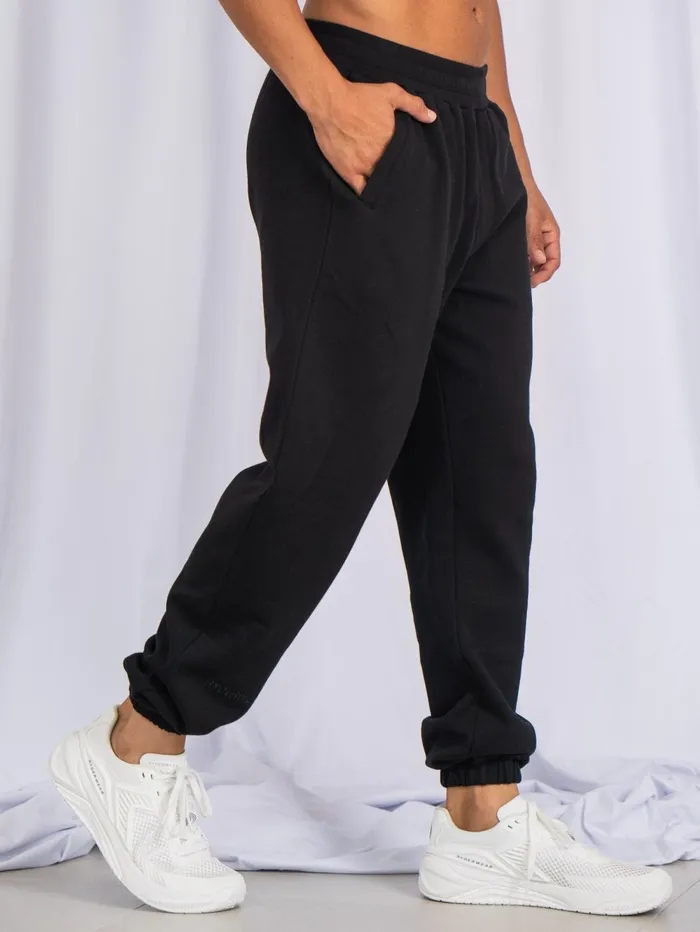 Unisex Track Pants 8211 Black Men Ryderwear Gym Pants