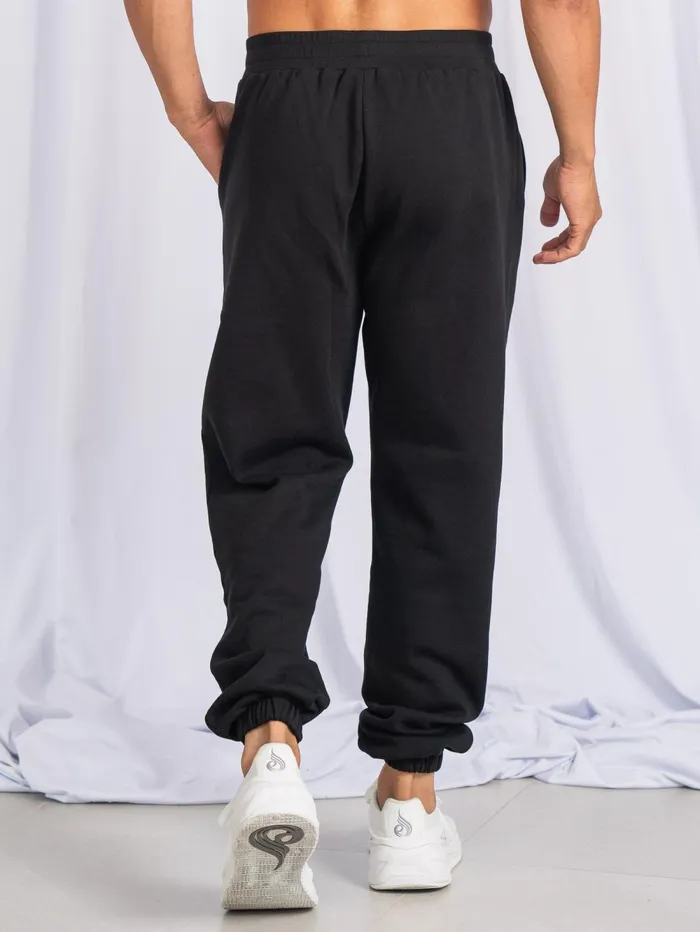 Unisex Track Pants 8211 Black Men Ryderwear Gym Pants