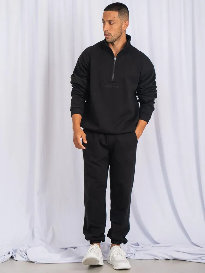 Unisex Track Pants 8211 Black Men Ryderwear Gym Pants