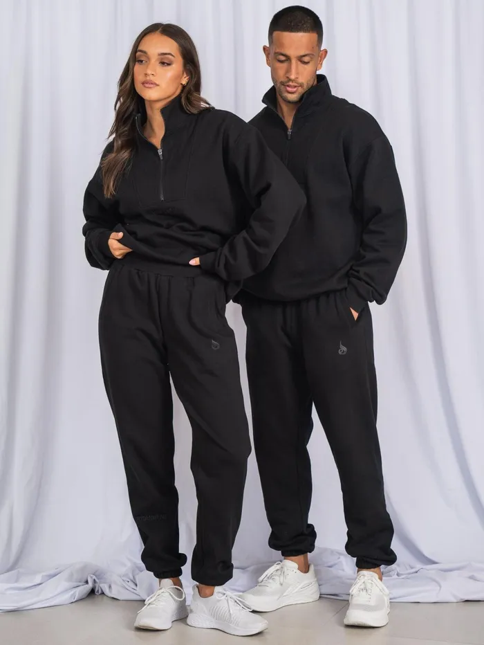 Unisex Track Pants 8211 Black Men Ryderwear Gym Pants