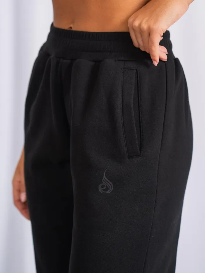 Unisex Track Pants 8211 Black Women Ryderwear Pants