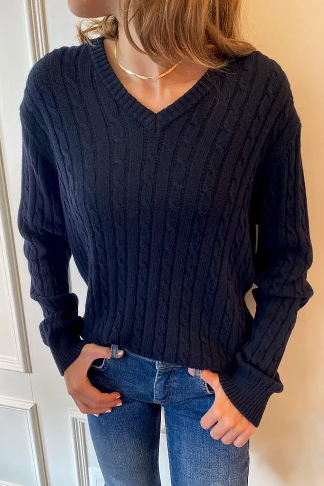 VNeck Sweater Women Subdued Sweaters