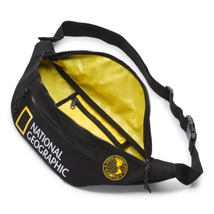 Vans Backpacks and Bags Mens National Geographic Ward Cross Body Pack BlackYellow