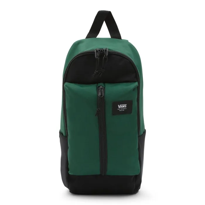 Vans Backpacks and Bags Mens Warp Sling Bag Pine NeedleBlack Vans Backpacks and Bags Mens Warp Sling Bag Pine NeedleBlack
