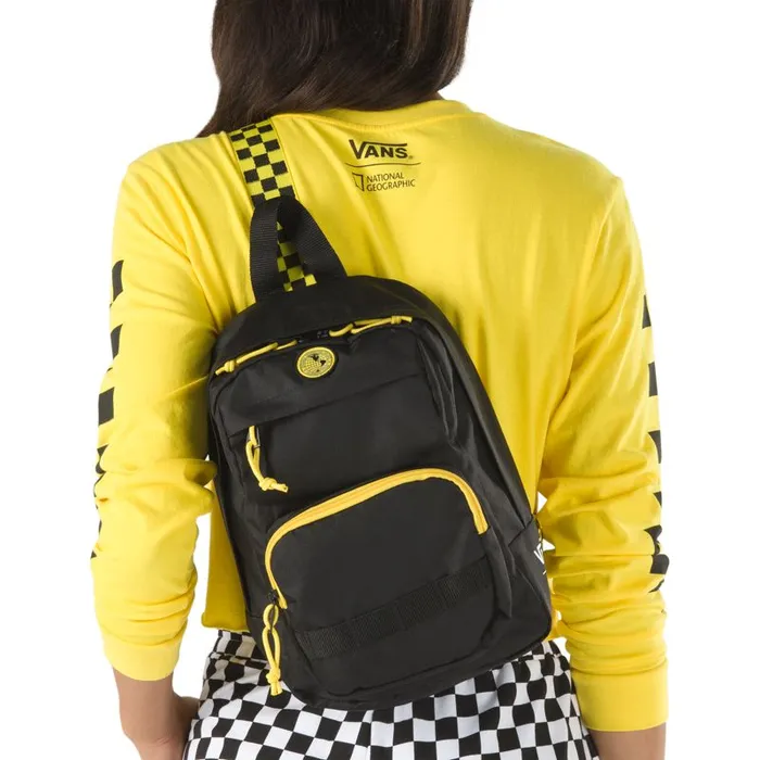 Vans Backpacks and Bags MensWomens National Geographic Backpack Black