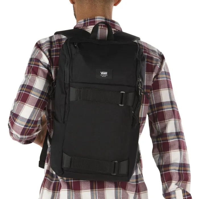 Vans Backpacks and Bags MensWomens Obstacle Skatepack Black Ripstop