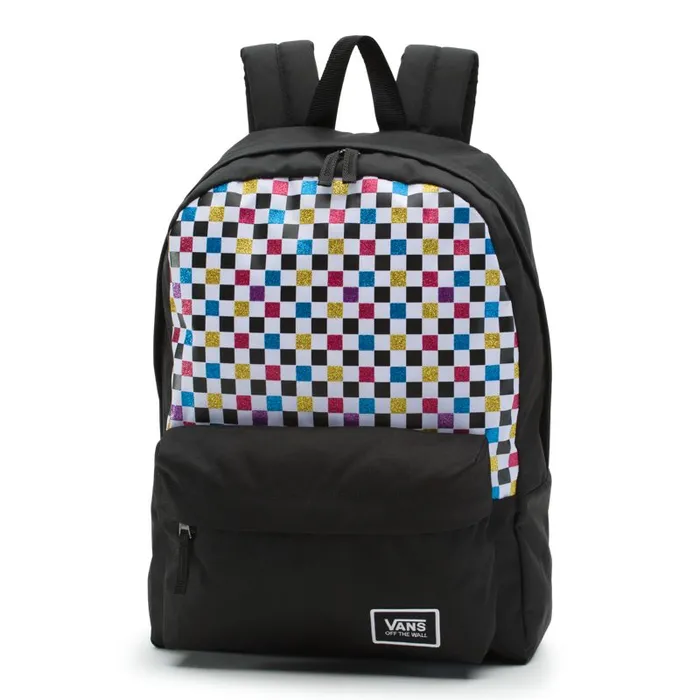 Vans Backpacks and Bags MensWomens Realm Classic Glitter Backpack Glitter Check Vans Backpacks and Bags MensWomens Realm Classic Glitter Backpack Glitter Check