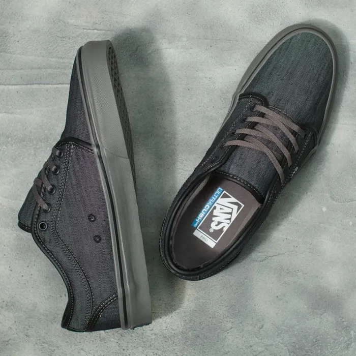 Vans BMX Shoes Mens Chukka Low Denim Blackpewter Vans BMX Shoes Mens Chukka Low Denim Blackpewter