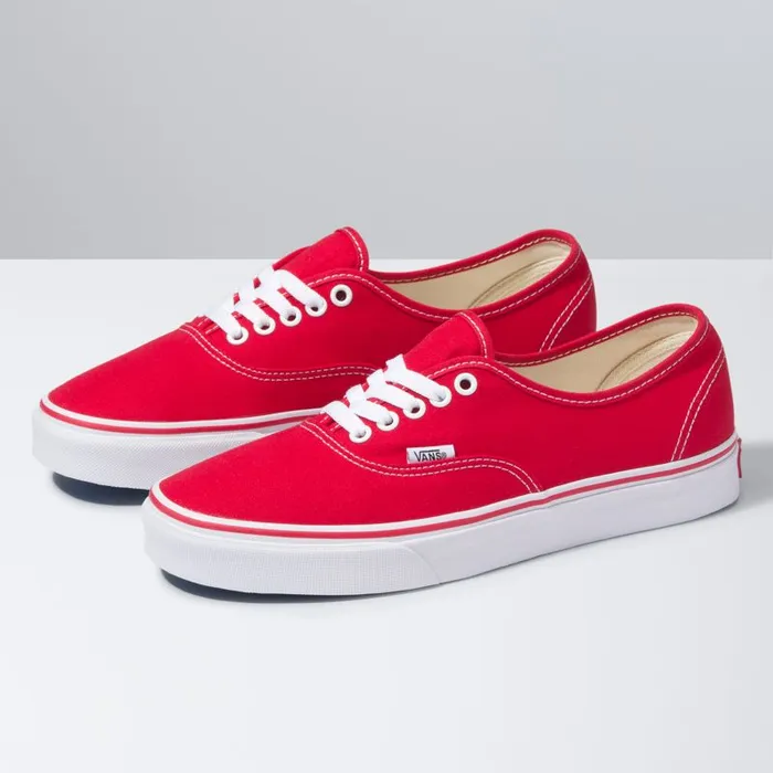 Vans Classics Shoes Mens Authentic Red
