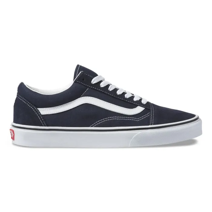 Vans Classics Shoes Mens Old Skool Night SkyTrue White Vans Classics Shoes Mens Old Skool Night SkyTrue White