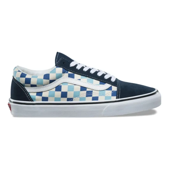Vans Classics Shoes MensWomens Checkerboard Old Skool Blue TopazBlue