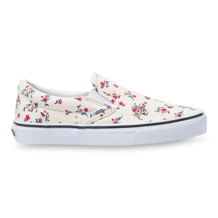 Vans Classics Shoes MensWomens Ditsy Floral Classic SlipOn Classic WhiteTrue White