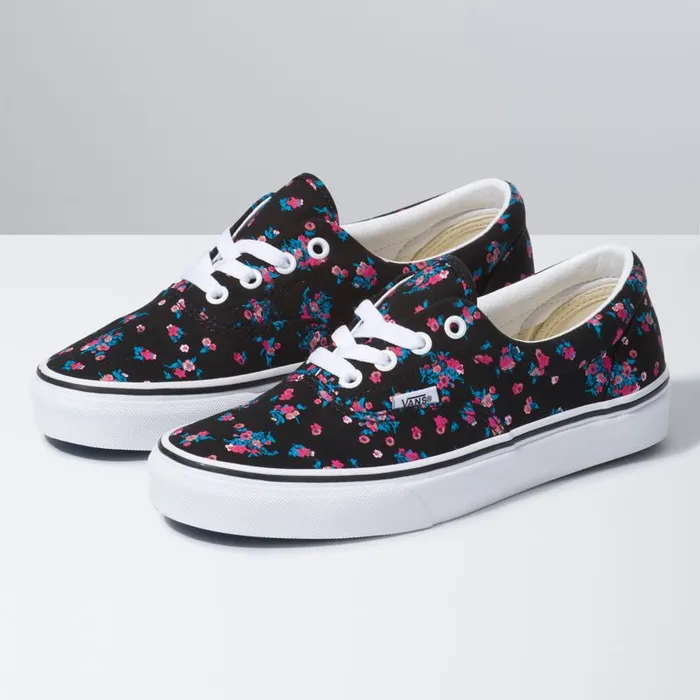 Vans Classics Shoes MensWomens Ditsy Floral Era BlackTrue White