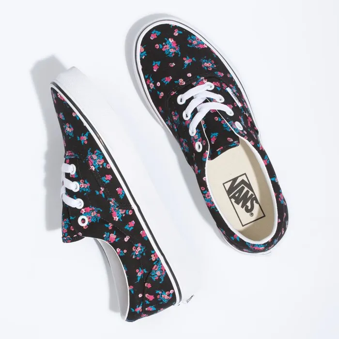 Vans Classics Shoes MensWomens Ditsy Floral Era BlackTrue White Vans Classics Shoes MensWomens Ditsy Floral Era BlackTrue White