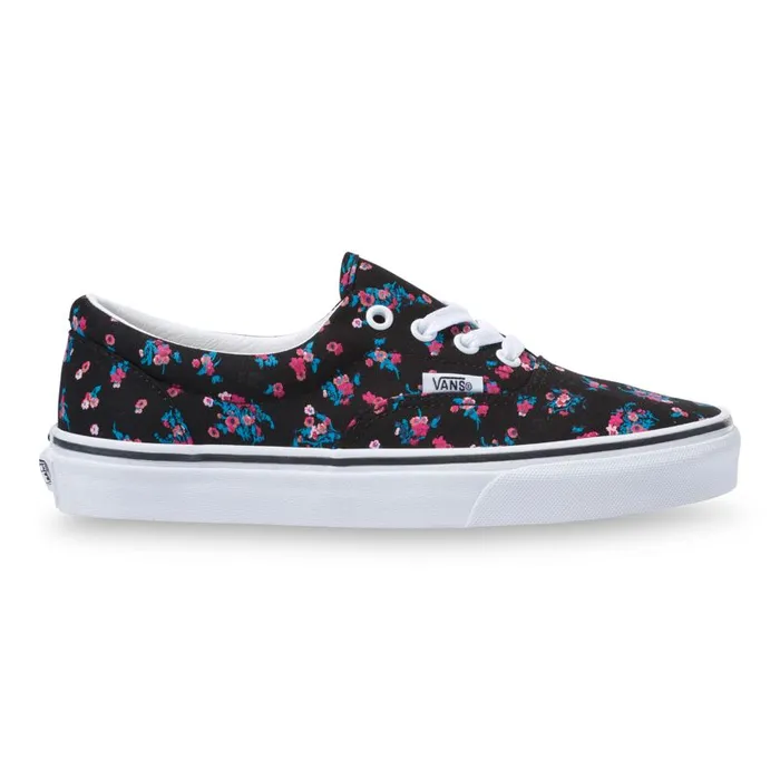 Vans Classics Shoes MensWomens Ditsy Floral Era BlackTrue White Vans Classics Shoes MensWomens Ditsy Floral Era BlackTrue White