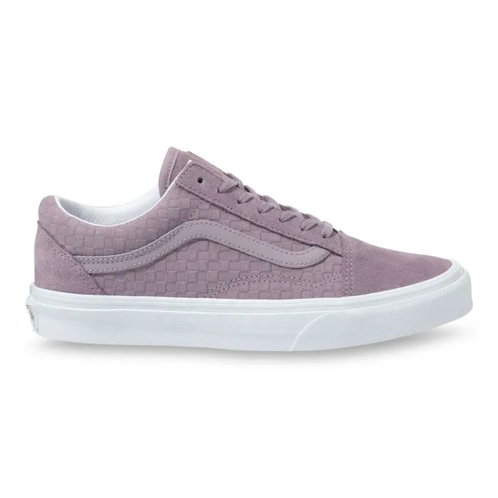 Vans Classics Shoes MensWomens Emboss Mini Check Old Skool NirvanaTrue White Vans Classics Shoes MensWomens Emboss Mini Check Old Skool NirvanaTrue White