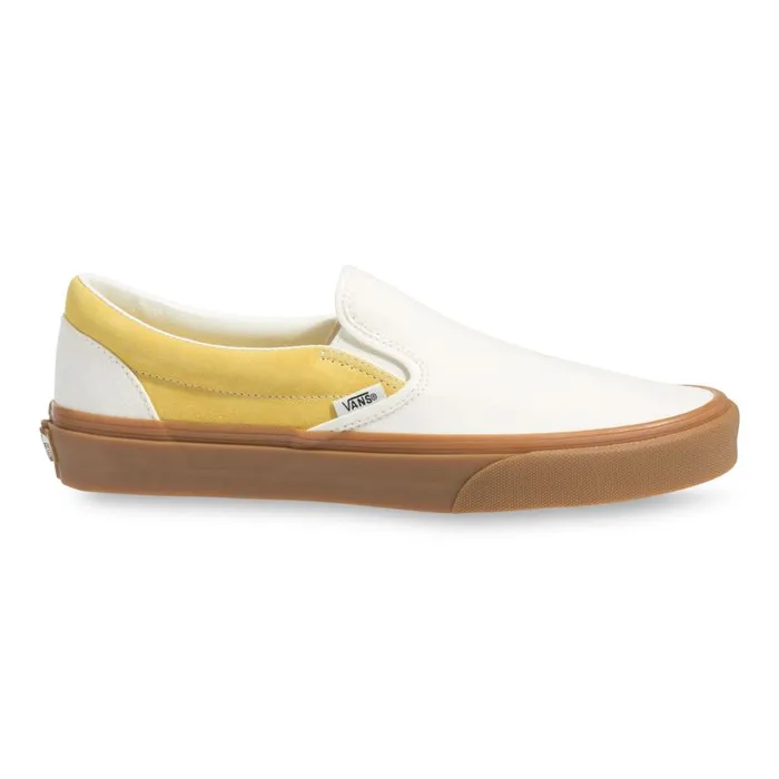 Vans Classics Shoes MensWomens Gum Classic SlipOn MarshmallowCream Gold