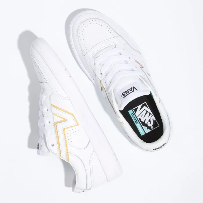 Vans Classics Shoes MensWomens Leather LowLand CC True WhiteMulti Vans Classics Shoes MensWomens Leather LowLand CC True WhiteMulti