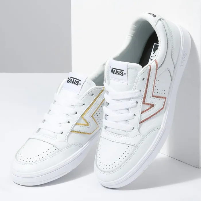 Vans Classics Shoes MensWomens Leather LowLand CC True WhiteMulti Vans Classics Shoes MensWomens Leather LowLand CC True WhiteMulti