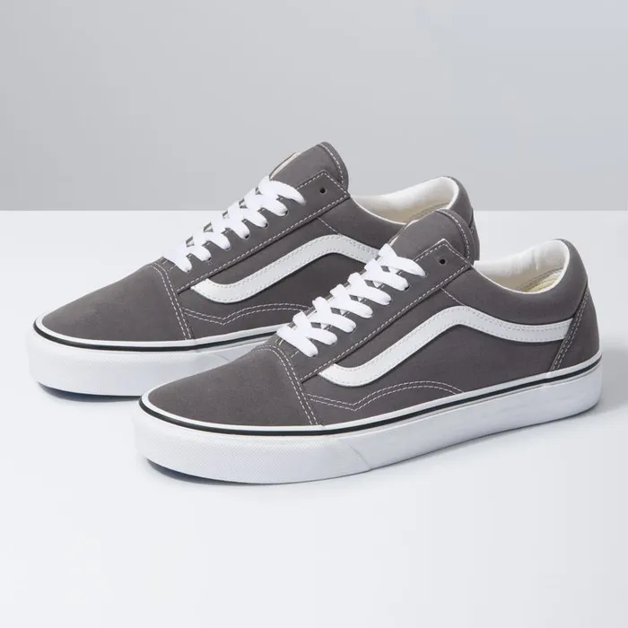 Vans Classics Shoes MensWomens Old Skool PewterTrue White