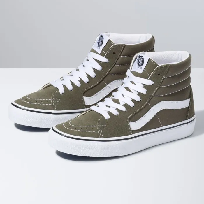Vans Classics Shoes MensWomens Sk8Hi Grape LeafTrue White