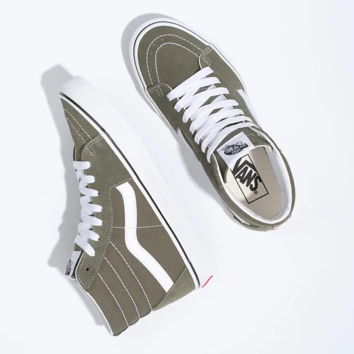 Vans Classics Shoes MensWomens Sk8Hi Grape LeafTrue White Vans Classics Shoes MensWomens Sk8Hi Grape LeafTrue White