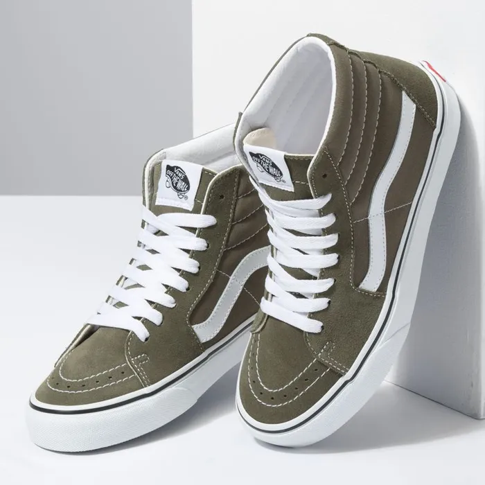 Vans Classics Shoes MensWomens Sk8Hi Grape LeafTrue White Vans Classics Shoes MensWomens Sk8Hi Grape LeafTrue White